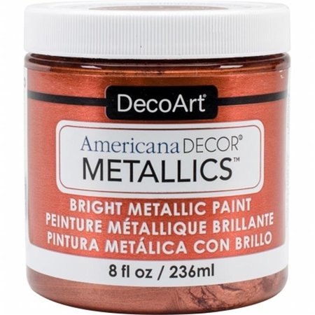 DECO ART Deco Art ADMTL-10 8 oz Americana Decor Metallic Paint; Copper ADMTL-10